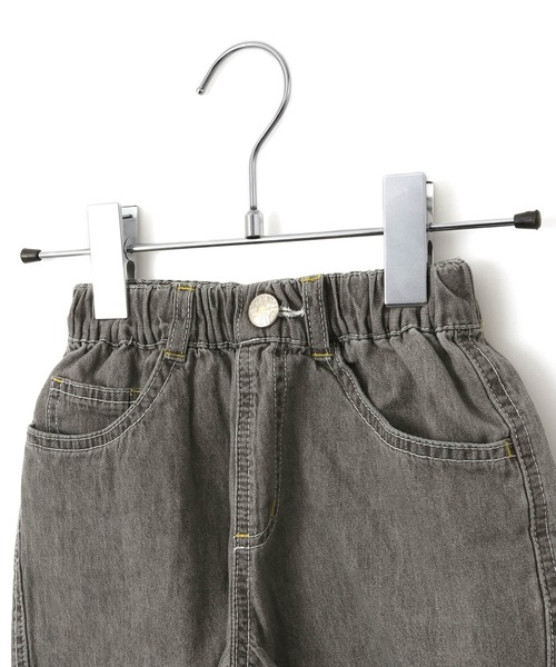 「MAKE YOUR DAY」 「KIDS」デニムショートパンツ 160 サックスブルー キッズ_画像5