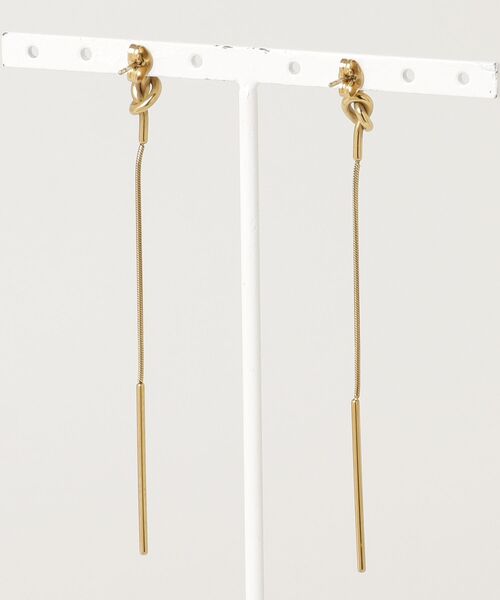 「muku」 ピアス(両耳用) FREE ゴールド レディース_画像2