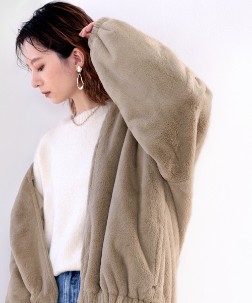 「classicalelf」 ブルゾン LARGE グレー レディース_画像5