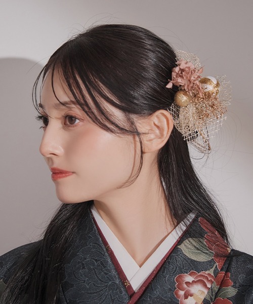sugar nine ドライフラワーセット髪飾り「卒業袴小物」2 レディース