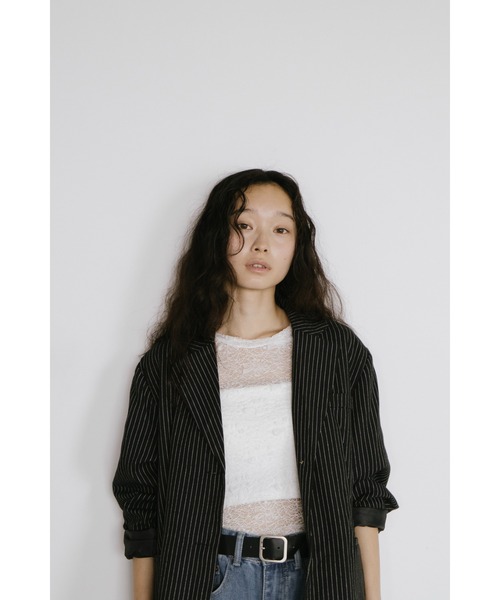 「duei」 テーラードジャケット FREE グレー レディース_画像7