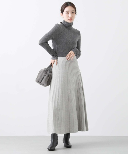 「Torrazzo Donna」 ニットスカート FREE ゴールド レディース_画像2