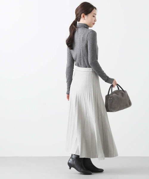 「Torrazzo Donna」 ニットスカート FREE ゴールド レディース_画像3