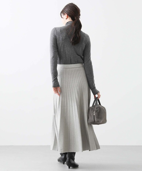 「Torrazzo Donna」 ニットスカート FREE ゴールド レディース_画像4