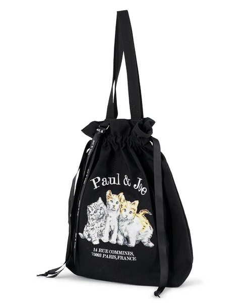 「PAUL & JOE ACCESSOIRES」 トートバッグ FREE ブラック レディース_画像8