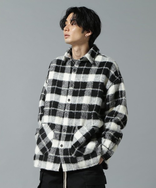 「WHITELAND」 長袖シャツ F ブラウン レディース_画像3