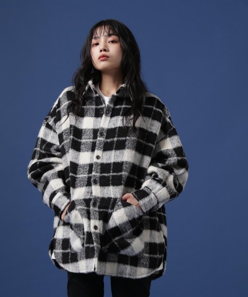 「WHITELAND」 長袖シャツ F ブラウン レディース_画像5