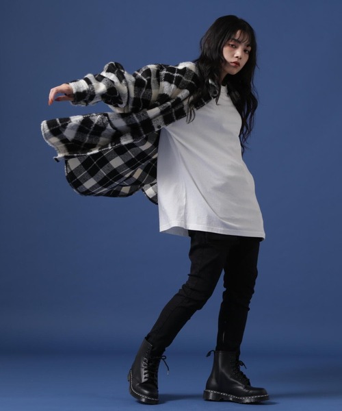 「WHITELAND」 長袖シャツ F ブラウン レディース_画像7