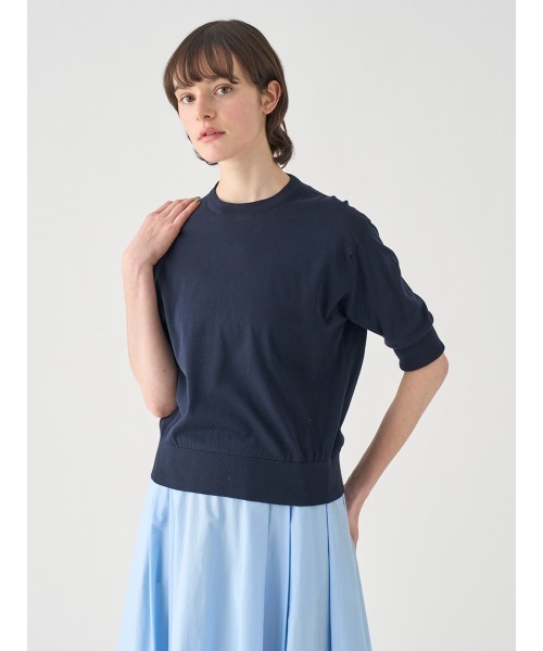 JOHN SMEDLEY（ジョンスメドレー） ニット セーター ターンバック5分