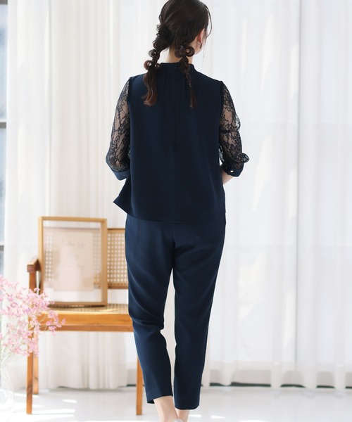 「PourVous」 セットアップ - モカ レディース_画像8