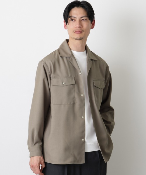 NANO universe（ナノ・ユニバース） シャツ 「Gavante」 ドライギャバ