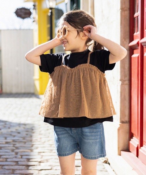 RIO（リオ） パンツ デニム・カラーツイルショートパンツ キッズ 子供