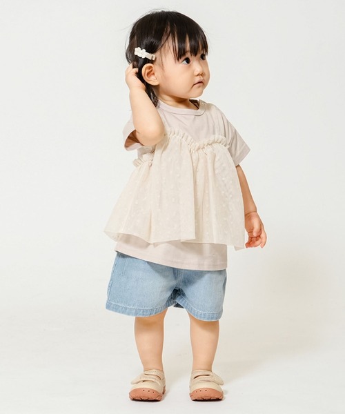 RIO（リオ） パンツ デニム・カラーツイルショートパンツ キッズ 子供