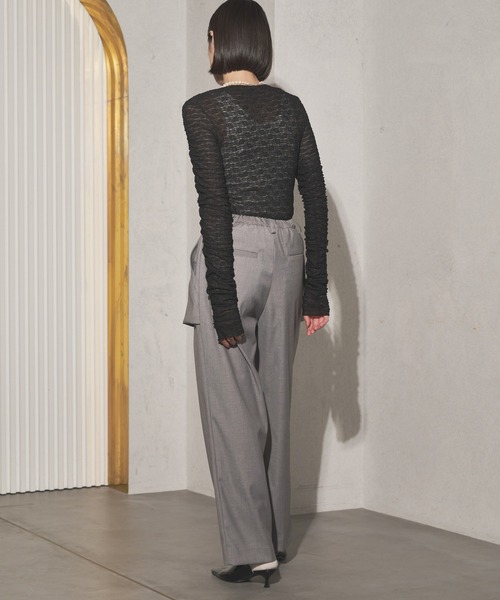 「Audrey and John Wad」 スラックス S グレー レディース_画像7