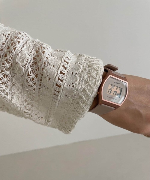 「CASIO」 デジタル腕時計 - ブラック レディース_画像2
