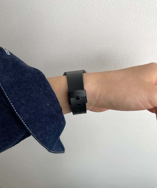 「CASIO」 デジタル腕時計 - ブラック レディース_画像6