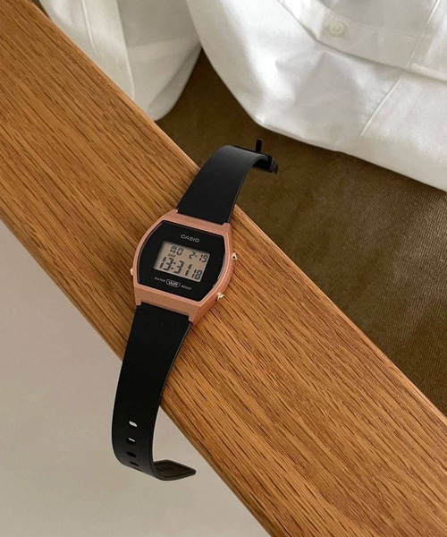 「CASIO」 デジタル腕時計 - ブラック レディース_画像8