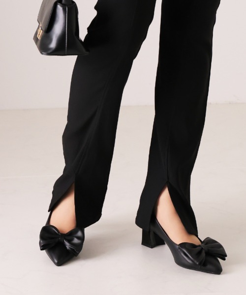 「VIVIAN」 パンプス LL クリアブラック レディース_画像9