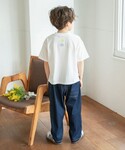 tシャツ 「おそろい」花刺繍半袖Tシャツ キッ...の詳細画像4