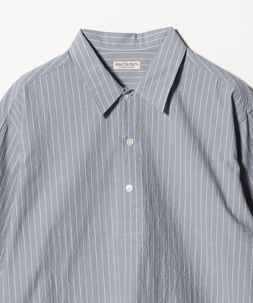 BEAUTY＆YOUTH UNITED ARROWS シャツ TYP ワッシャー ピンストライプ