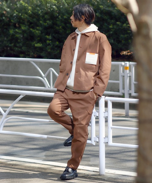 「INHERIT」 ジャケット SMALL ブラウン メンズ_画像5