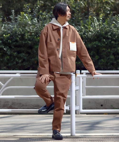 「INHERIT」 ジャケット SMALL ブラウン メンズ_画像6