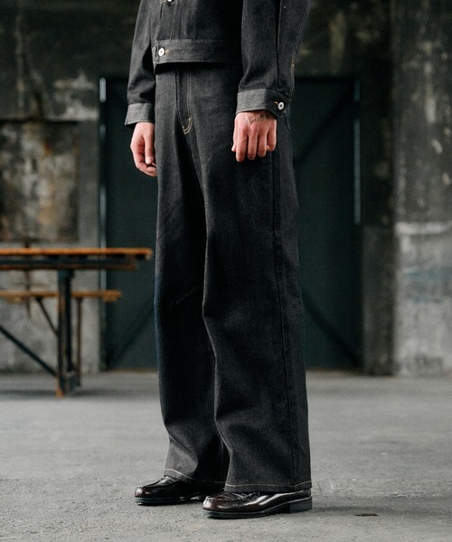 Regen Glanz ジーンズ structure rigid denim pants / ストラクチャー