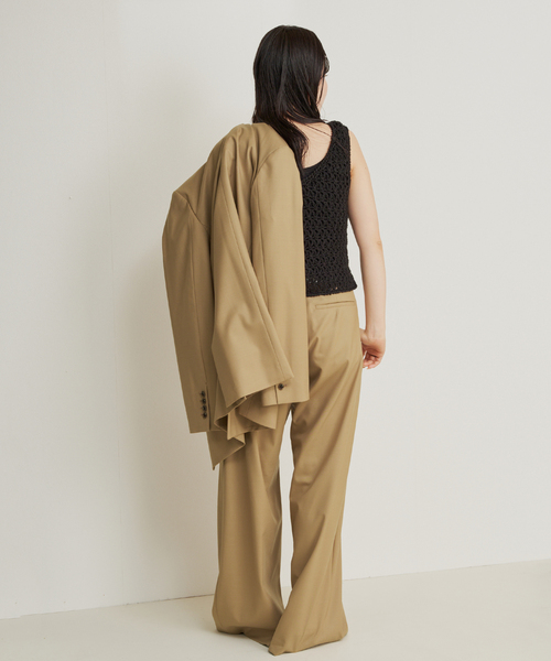 ジャケット テーラードジャケット 「追加」R’IAM WOOSTED ジャケット レディースの画像