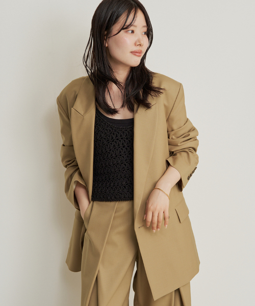 ジャケット テーラードジャケット 「追加」R’IAM WOOSTED ジャケット レディースの画像
