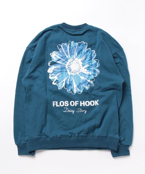 「HOOK」 スウェットカットソー L ネイビー メンズ_画像2