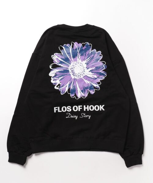 「HOOK」 スウェットカットソー L ネイビー メンズ_画像3