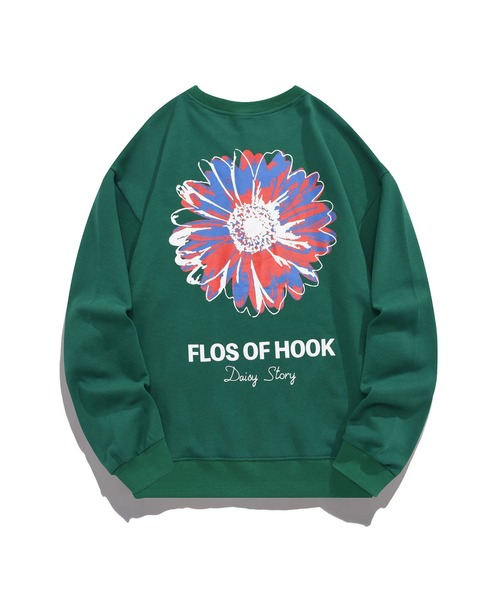 「HOOK」 スウェットカットソー L ネイビー メンズ_画像8