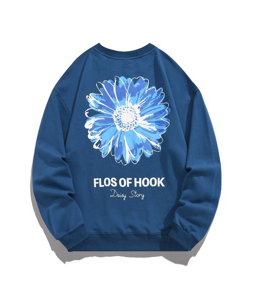 「HOOK」 スウェットカットソー L ネイビー メンズ_画像9