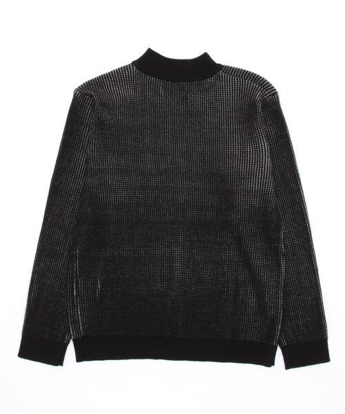 「HIDEAWAYS NICOLE」 長袖ニット LARGE ブラック×ホワイト メンズ_画像2