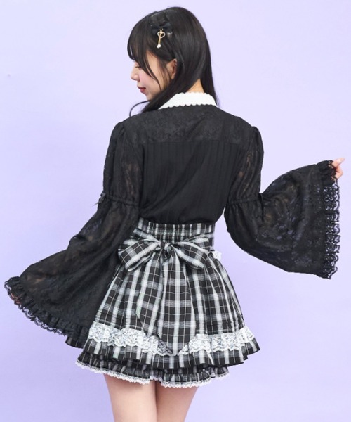 Secret Honey（シークレットハニー） tシャツ フロントフリル姫袖