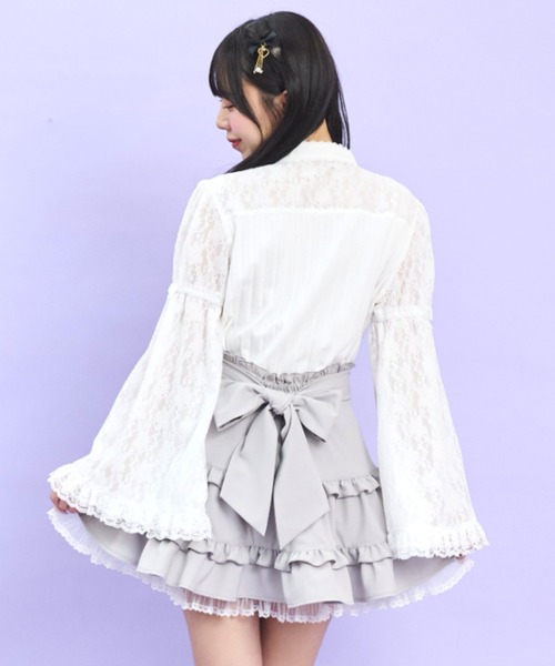 Secret Honey（シークレットハニー） tシャツ フロントフリル姫袖
