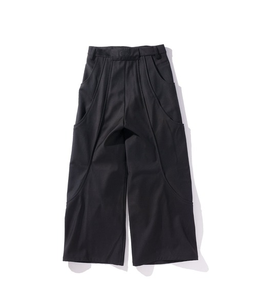 GOAT ESSENCE ワイドパンツ スラックス TUCK CURVE WIDE PANTS メンズ