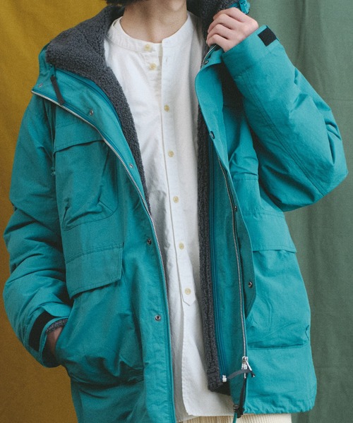 Universal Style Wear」 マウンテンパーカー MEDIUM ターコイズブルー 