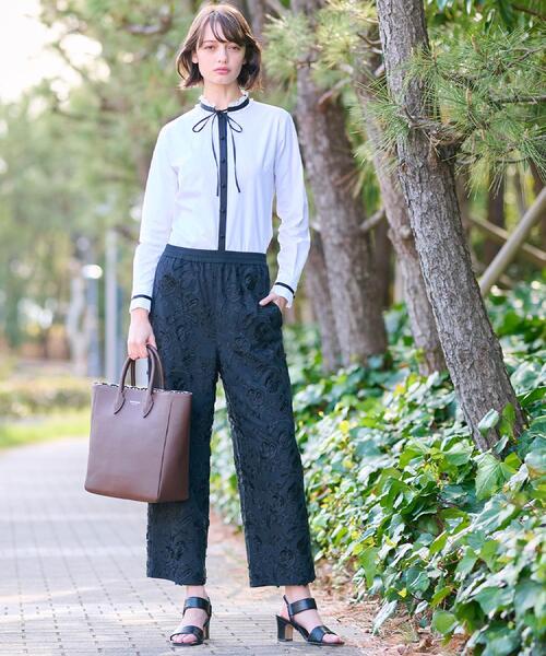 「DRESSTERIOR」 長袖ブラウス 36 ホワイト レディースの画像