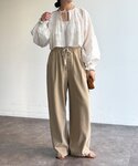 ブラウス シャツ インドレースボレロブラウス ...の詳細画像5
