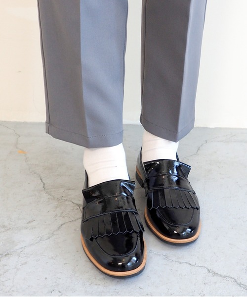 「ENあしながおじさん」 シューズ 23cm ブラック レディース_画像8