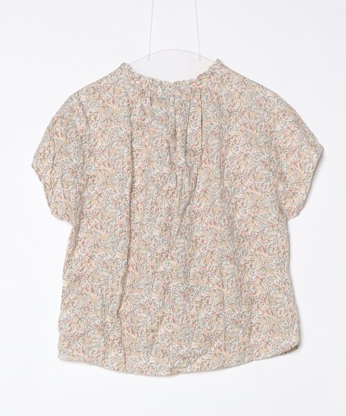 「NIMES」 半袖ブラウス ONE SIZE ベージュ レディース_画像2