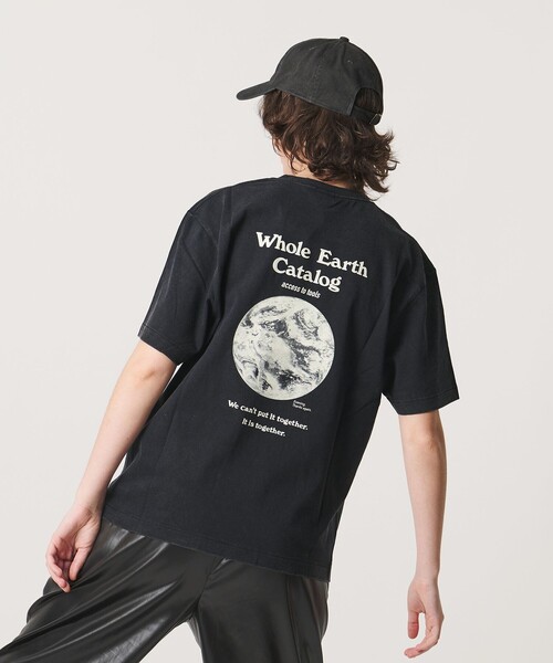 6 tシャツ 半袖 「別注」「WHOLE EARTH CATALOG ×6」Tシャツ