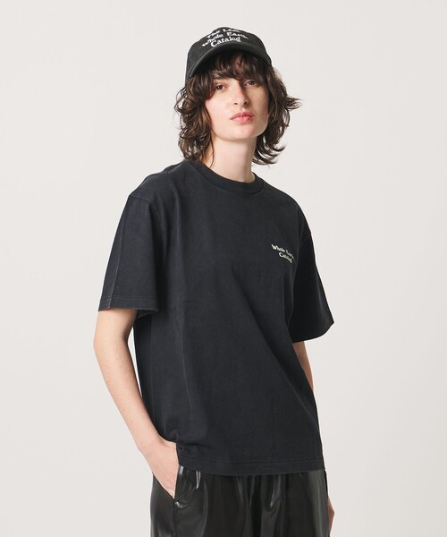 ROKU別注 WHOLE EARTH CATALOG x6 Tシャツ 美品 6 tシャツ 「別注」「WHOLE EARTH CATALOG ×6」Tシャツ レディース