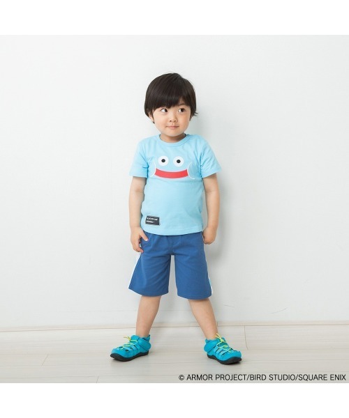 tシャツ ドラクエベビー＆キッズ 半袖Tシャツ キングスライム キッズ 