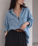 ブラウス シャツ 夏 「選べるカラー」2オンス...の詳細画像3