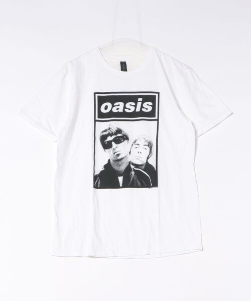 oasis Tシャツ白、黒文字モノトーン、XL2024コピーライト入り THRIFTY LOOK tシャツ 「THRIFTY LOOK」oasis Tシャツ メンズ