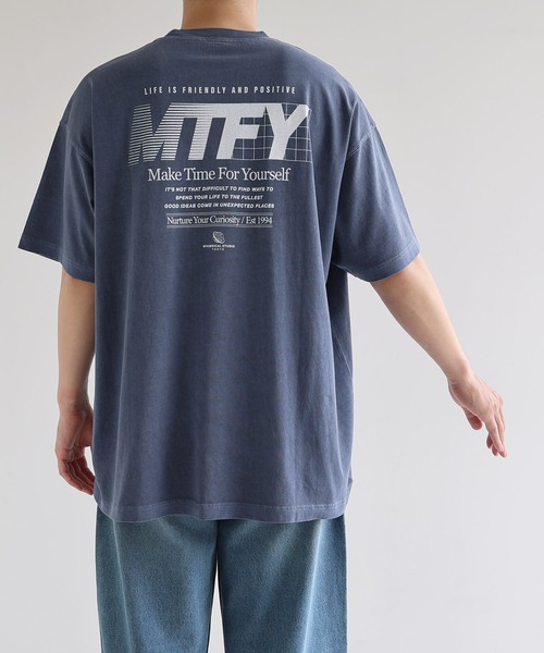 「ANME」 半袖Tシャツ XX-LARGE ネイビー レディース_画像7
