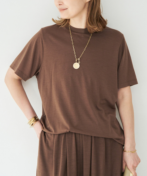 tシャツ *Prime wool jersey Tシャツ レディースの画像
