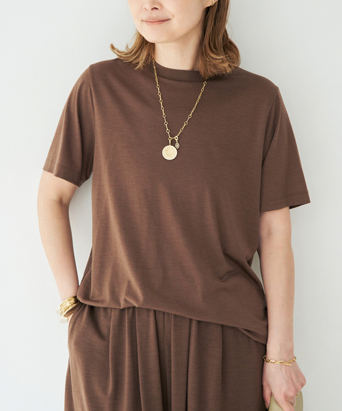 tシャツ *Prime wool jersey Tシャツ レディースの画像